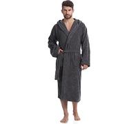 Ladeheid Peignoir de Bain Éponge 100% Coton Homme LA40-101 (Graphite (D07), S)