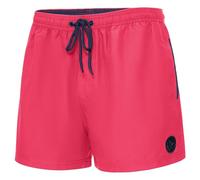 Ladeheid Short de Bain Homme, Séchage Rapide avec Doublure en Filet, Poches Latérales et Arrière, Taille Élastique avec Cordon, Confortable et Respirant pour Natation LA40-199 (Rose, 4XL)
