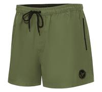 Ladeheid Short de Bain Homme, Séchage Rapide avec Doublure en Filet, Poches Latérales et Arrière, Taille Élastique avec Cordon, Confortable et Respirant pour Natation LA40-199 (Kaki, 4XL)