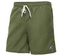 Ladeheid Short de Bain Homme, Séchage Rapide avec Filet Intérieur, Maillot de Bain Homme Piscine, Poches Latérales et Arrière, Ceinture Élastique avec Cordon Ajustable LA40-129 (Vert Foncé, 3XL)