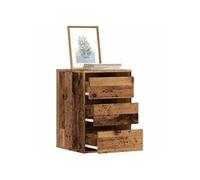 Ladekast 40x41x58 cm bewerkt hout oud houtkleurig852841