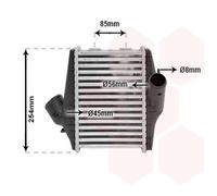 Ladeluftkühler Air Coolé Aluminium Compatible Pour Smart Fortwo Coupe 451