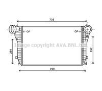Ladeluftkühler Air Cooled Aluminium Pour VW Golf IV 1J1 Variant 1J5
