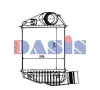 Ladeluftkühler Kühlrippen Soudés Compatible Pour Audi A6 Avant 4F5 C6 4F2