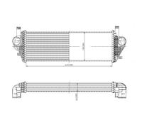 Ladeluftkühler NRF LLK Pour Jeep Grand Cherokee IV 3.0 CRD V6 4x4