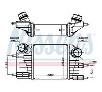 Intercooler NISSENS 961117