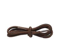 LADFRTYU Lacets Chaussures Lot de 2 paires lacets ronds rayés bicolores en polyester 4 mm for chaussures travail, bottes Martin, cuir, 100/120/150 cm Lacci Per Scarpe Sportive(RedBrown Black,120cm)