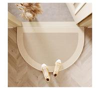 LADFRTYU Tapis D'EntréE Modern Simple Entry Door Mat Semi-Circular Non-Slip Dirty Resistant Entryway Foot Kitchen Carpet Home Decoration(Color01,40x60cm 16x24inch)