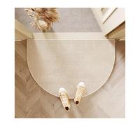 LADFRTYU Tapis D'EntréE Modern Simple Entry Door Mat Semi-Circular Non-Slip Dirty Resistant Entryway Foot Kitchen Carpet Home Decoration(Color02,60x90cm 24x36inch)