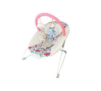 LADIDA Transat pour bébé avec musique apaisante et vibration (pink+white)