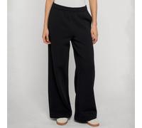 Ladies Fluffy Wideleg Trackpants noir M