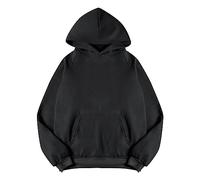 Ladies Hoodies Fleece Loose Hoodie Sweatshirt Long Sleeve Pocket Drop Shoulder Pullovers Top Fall Blouse Tops B-182