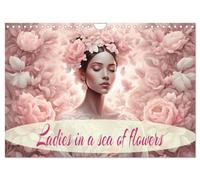 Ladies in a sea of flowers (Wall Calendar 2026 DIN A4 landscape), CALVENDO 12 Month Wall Calendar: A year with ladies in a sea of blossom.