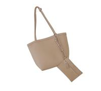 Ladies Leather Shoulder Bag with Detachable Purse Fashion Top Handle Tote for Daily Use and Giving 2025 Women Toted Bags for Work Fashion Satchel Handbags Big Shoulder Bag