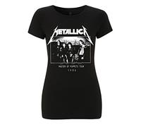 Ladies Metallica Master of Puppets Live Tour Officiel Femmes Dames T-Shirt (Small)