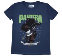 Ladies Pantera Skeleton Cowboy Autorisé Femmes Dames T-shirt