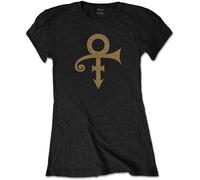 Prince Symbol T-Shirt, Noir (Noir Noir), M Femme