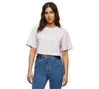 Build Your Brand Ladies Short Oversized Tee T-Shirt, Soft Lilac, XXXXXL Femmes