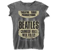 Ladies The Beatles Carnegie Hall Autorisé Femmes Dames T-shirt