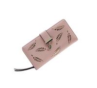 Ladies Zipper Purse - Leather Womens Wallet, Secure Clasp Closure, Credit Card, Spacious Bifold Note Sections | Large Capacity Long Wallet for Female Handbag Organisation Gift Use