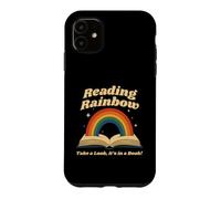 Lading Book Lover Rainbow Jette Un œil dans Un Livre Coque pour iPhone 11