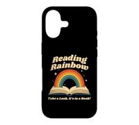 Lading Book Lover Rainbow Jette Un œil dans Un Livre Coque pour iPhone 17