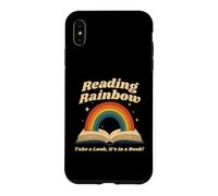 Lading Book Lover Rainbow Jette Un œil dans Un Livre Coque pour iPhone XS Max