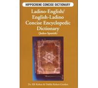 Ladino-English, English-Ladino: Concise Encyclopedic Dictionary