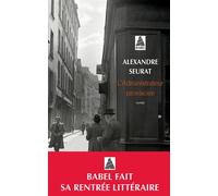 L'Administrateur provisoire - Alexandre Seurat - Actes sud - Poche - Roman
