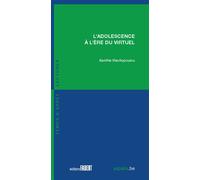 L'adolescence à l'ère du virtuel - Xanthie Vlachopoulou - Fabert Eds - broché - Essai