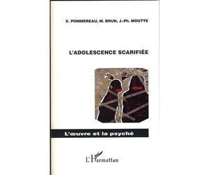 L'adolescence scarifiée - Jean-Philippe Moutte - L'harmattan - broché - Etude