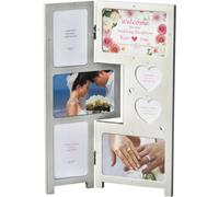 LADONNA Radon'na Picture Frame, Photo Frame Silver 7 Window