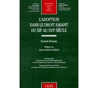 l'adoption dans le droit savant du xiie au xvie siècle (279)