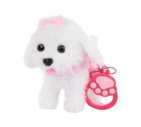 L'adorable Chien Robotique, Design Doux Et Réactif, 24 X 23 X 14 Cm, Jouet En Peluche Mignon, Chiot Interactif Pour Faire Semblant, Amusant Alimenté Par Batterie, Pour , Garçons, Jeunes, Utilis