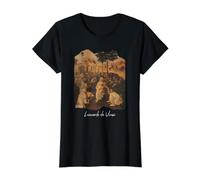 L'Adoration des Mages par Léonard de Vinci Peinture Art T-Shirt Graphique avec Valeur