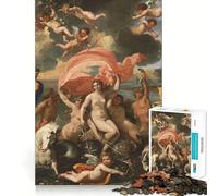 L'Adoration des Rois Mages Puzzle de 1000 pièces pour Adolescents Stimule la mémoire Détente Progressive Idée Cadeau de Noël aux Bords Nets 38x26cm