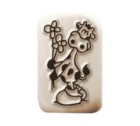 LaDot Tampon Céramique Vache Taille M Enfant Adulte Tatouage Temporaire Doux pour la Peau Tatouage Tatouage Temporaire Sans Aiguilles pour Corps et Bras Nombreux Motifs Disponibles
