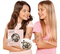 LaDot - Tampon tatouage Abeille en céramique, tatouage temporaire sans aiguille, hypoallergénique et résistant à l’eau, idéal pour enfants et adultes