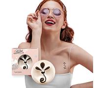 LaDot Tatouage Temporaire pour Enfants et Adultes, Faux Tatouage Doux pour la Peau, Tampon de Tatouage Ephemere pour le Corps et le Bras, Résistant à l'Eau, Brindille