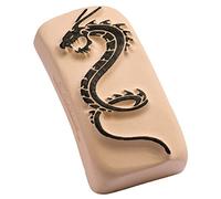 LaDot - Tampon tatouage Dragon géant en céramique, tatouage temporaire sans aiguille, hypoallergénique et résistant à l’eau, idéal pour enfants et adultes