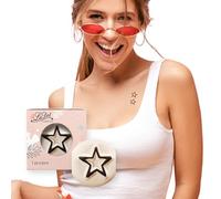 LaDot Tatouage Temporaire pour Enfants et Adultes, Faux Tatouage Doux pour la Peau, Tampon de Tatouage Ephemere pour le Corps et le Bras, Résistant à l'Eau, Étoile