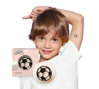 LaDot Tatouage Temporaire pour Enfants et Adultes, Faux Tatouage Doux pour la Peau, Tampon de Tatouage Ephemere pour le Corps et le Bras, Résistant à l'Eau, Football