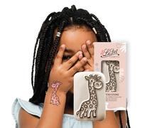 LaDot - Tampon tatouage Giraffe en céramique, tatouage temporaire sans aiguille, hypoallergénique et résistant à l’eau, idéal pour enfants et adultes