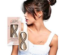 LaDot Tatouage Temporaire pour Enfants et Adultes, Faux Tatouage Doux pour la Peau, Tampon de Tatouage Ephemere pour le Corps et le Bras, Résistant à l'Eau, Infinité