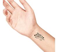 LaDot - Tampon tatouage Papillon en céramique, tatouage temporaire sans aiguille, hypoallergénique et résistant à l’eau, idéal pour enfants et adultes