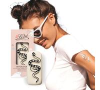 LaDot - Tampon tatouage Serpent en céramique, tatouage temporaire sans aiguille, hypoallergénique et résistant à l’eau, idéal pour enfants et adultes