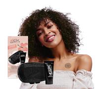 Ladot tatouage temporaire, Pack tampon encreur, maquillage pour le corps noir 15 ml