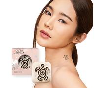 LaDot Tatouage Temporaire pour Enfants et Adultes, Faux Tatouage Doux pour la Peau, Tampon de Tatouage Ephemere pour le Corps et le Bras, Résistant à l'Eau, Tortue