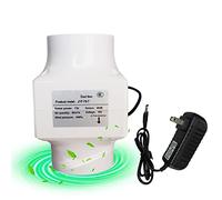 LadPumly 3Inch/47CFM Inline Duct Fan Tube Air Blower Air Intake Exhaust Kits 12V Energy Saving High Velocity for Workshops Restaurant Hydroponics Grow Tent (Size : Normal Power)