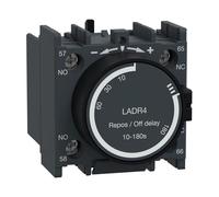 LADR4 LA-DR4 time delay auxiliary contact block - 1 NO + 1 NC screw clamp terminals